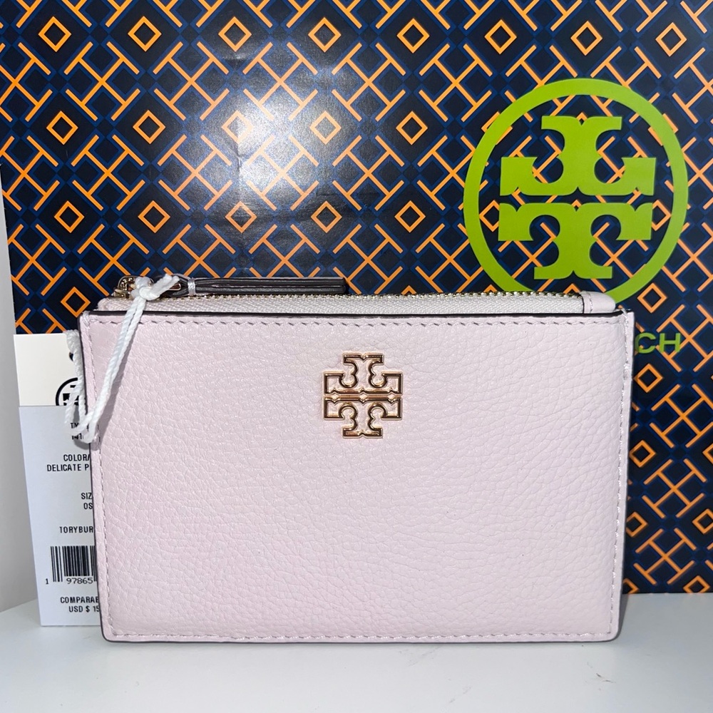 Tory Burch Light Pink Leather Pouch